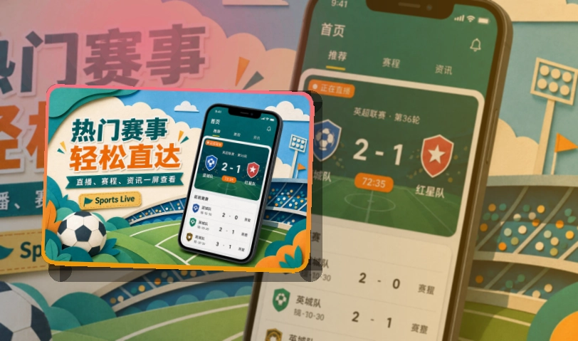 使用说明 · App快速入口 · 重要比赛不容易错过界面展示